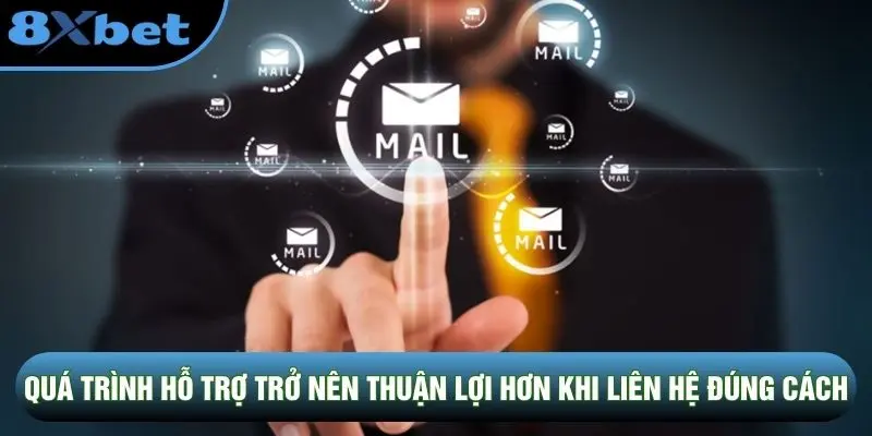 Quá trình hỗ trợ trở nên thuận lợi hơn khi liên hệ đúng cách